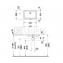 Умывальник Duravit 2nd FLOOR 52,5x35 белый (0316530000) 2  в интернет магазине сантехники Legres.com.ua