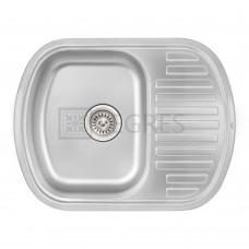 Кухонна мийка Qtap 6349 Micro Decor 0,8 мм (QT6349MICDEC08)