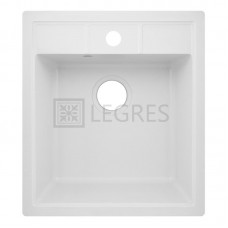 Кухонна мийка Lidz 460х515 /200 білий WHI-01 (LIDZWHI01460515200)
