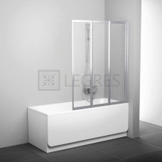 Штора для ванной Ravak VS3-100 100x140 пластик rain (795P010041)