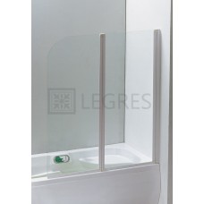Штора для ванны Eger 120х138 цвет профиля белый (599-121W)