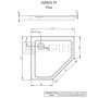 Піддон Radaway Doros Plus PT 90x90 (SDRPTP9090-01) 1  в інтернет магазині сантехніки Legres.com.ua