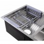 Кухонная мойка Lidz 780x430x220 brush + дозатор для моющего средства (LIDZH7843BRU3010) 4  в интернет магазине сантехники Legres.com.ua