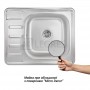 Кухонная мойка Lidz 63x50 0,8 мм micro decor (LIDZ6350MDEC) 4  в интернет магазине сантехники Legres.com.ua