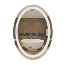 Зеркало для ванной овальное Mideya 700х500 мм (QT2078F805W) с подсветкой