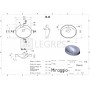 Умывальник DEVON 1  в интернет магазине сантехники Legres.com.ua