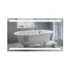 Зеркало для ванной прямоугольное Mideya New 700х1200 мм (QT2078142270140W) с подсветкой