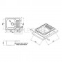 Кухонная мойка Qtap 5848 Micro Decor 0,8 мм (QT5848MICDEC08) 1  в интернет магазине сантехники Legres.com.ua