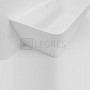 Ванна PAA, QUADRO VAQUAS/00, із SILK STONE, колір білий мат 1600×750 3  в інтернет магазині сантехніки Legres.com.ua