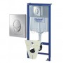 Инстал. Grohe Rapid SL для унитаза с кнопкой Skate Air хром (38721001/38750001+38505000) 2  в интернет магазине сантехники Legres.com.ua