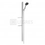 Душевой набор Hansgrohe Rainfinity 130 3jet со штангой 150 см и мыльницей хром (27673000) в интернет магазине сантехники Legres.com.ua