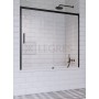 Штора для ванны Radaway Idea Black PN DWJ 160x150 правая, безопасное стекло, прозрачное (10003160-54-01R) в интернет магазине сантехники Legres.com.ua