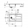 Кухонная мойка Grohe K400 50x86 нержавеющая сталь (31566SD0) 1  в интернет магазине сантехники Legres.com.ua