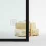 Штора для ванны Radaway Modo PNJ 90 безопасное стекло, frame, чёрная (10006090-54-56) 2  в интернет магазине сантехники Legres.com.ua