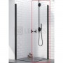 Душевая кабина Radaway NES 8 Black KDD I 90x90 правая часть, безопасное стекло, прозрачное, чёрная (10071090-54-01R) в интернет магазине сантехники Legres.com.ua