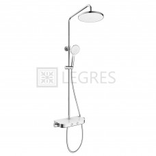 CENTRUM W система душова (змішувач-термостат для душу, верхній і ручний душ 3 режими, шланг) Т-15520