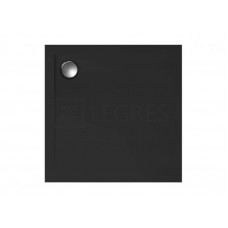 Душевой поддон GEOS тонкий черный, 100 x 100 х 4,5 / 1,5