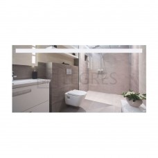 Зеркало для ванной прямоугольное Mideya Modern 700х1400 мм (QT2078141470140W) с подсветкой
