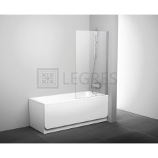 Штора для ванны Ravak PVS1-80 bright alu+glass Transparent (79840C00Z1)