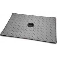 Душевая плита с линейным трапом Radaway 5DK1109 109х89см, решётка 5k01, сифон 5SK1