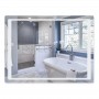 Зеркало для ванной прямоугольное Mideya 600х800 мм (QT2078B9021W) с подсветкой в интернет магазине сантехники Legres.com.ua