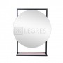 Зеркало для ванной круглое Taurus 850х700 мм (QT2478ZP700BWO) с подсветкой 3  в интернет магазине сантехники Legres.com.ua