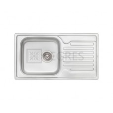Кухонная мойка Qtap 18x36.5x38 steel (QT7843MICDEC08)