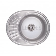 Кухонна мийка Lidz 60x44 0,6 мм polish (LIDZ604406POL)
