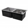 Кухонная мойка Lidz 780x430x220 brush + дозатор для моющего средства (LIDZH7843BRU3010) 6  в интернет магазине сантехники Legres.com.ua