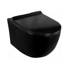 Унітаз Calani Loyd підвісний rectangular black, сидіння медленнопадающее (CAL-C0020)