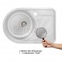 Кухонная мойка Qtap 18x37x37 steel (QT6744LSAT08) 4  в интернет магазине сантехники Legres.com.ua