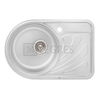 Кухонная мойка Qtap 18x37x37 steel (QT6744LSAT08)