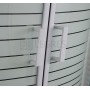 TISZA душова кабіна 90 * 90 * 185 см (скла + двері), профіль білий, скло 3  в інтернет магазині сантехніки Legres.com.ua