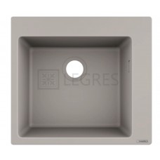 Кухонная мойка Hansgrohe S510-F450 BG 56x51x20,5 серый бетон (43312380)