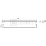 Полотенцедержатель Ravak TD 310  (X07P325) 63 см 1  в интернет магазине сантехники Legres.com.ua