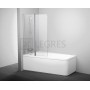 Штора для ванны Ravak 10CVS2-100 L bright alu+Transparent (7QLA0C03Z1) в интернет магазине сантехники Legres.com.ua