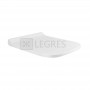 Чаша унітазу Qtap Tern підвісна, без обідка, сидіння дюропластів slim soft-close (QT1733052ERW) 8  в інтернет магазині сантехніки Legres.com.ua