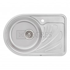Кухонна мийка Qtap 18x37x37 steel (QT6744LMICDEC08)