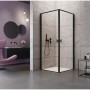 Душова кабіна Radaway NES Black KDD I 100x100 ліва частина, безпечне скло, frame, чорна (10021100-54-56L) 4  в інтернет магазині сантехніки Legres.com.ua
