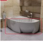 Панель для ванни Ravak Asymmetric II 160 L ліва (CZB5100000) в інтернет магазині сантехніки Legres.com.ua