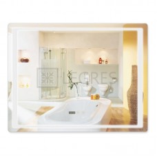 Дзеркало для ванної  прямокутне Mideya 700х900 мм (QT2078F9022W) з підсвічуванням