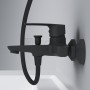 Змішувач для ванни та душу, чорний AM.PM F90E10022 Gem 3  в інтернет магазині сантехніки Legres.com.ua