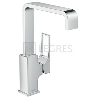 Змішувач для умивальника Hansgrohe Metropol хром, з донним клапаном push-open (74511000)