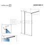 Душова кабіна Radaway Modo II New 120x200 скло прозоре (389124-01-01) 6  в інтернет магазині сантехніки Legres.com.ua