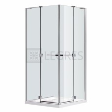 RUBIK душова кабіна 100 * 100 * 190см квадратна (скла + двері), розсувні двері, скло прозоре 8мм