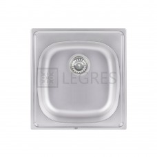Кухонна мийка Qtap Micro Decor 47x50x18 steel (QT5047MICDEC08)