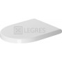 Сиденье Duravit Starck 3 автоматическое закрытие softclose, покрытие wondergliss (0063890000) 5  в интернет магазине сантехники Legres.com.ua