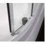 TISZA душова кабіна 90 * 90 * 185 см (скла + двері), профіль білий, скло 8  в інтернет магазині сантехніки Legres.com.ua