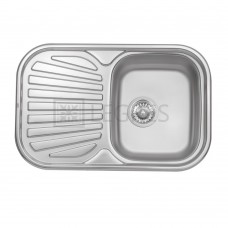 Кухонна мийка Qtap 74x48x18, 8 steel (QT7448SAT08)