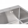 Кухонная мойка Lidz 580x450x220 brush + дозатор для моющего средства (LIDZH5845BRU3010) 3  в интернет магазине сантехники Legres.com.ua